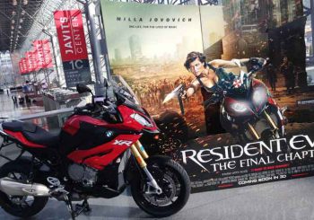 BMW's 1000XR makes its movie debut in Resident Evil movie.