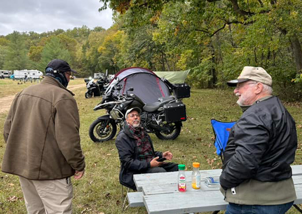 Plenty of shady camping at the Falling Leaf Rally